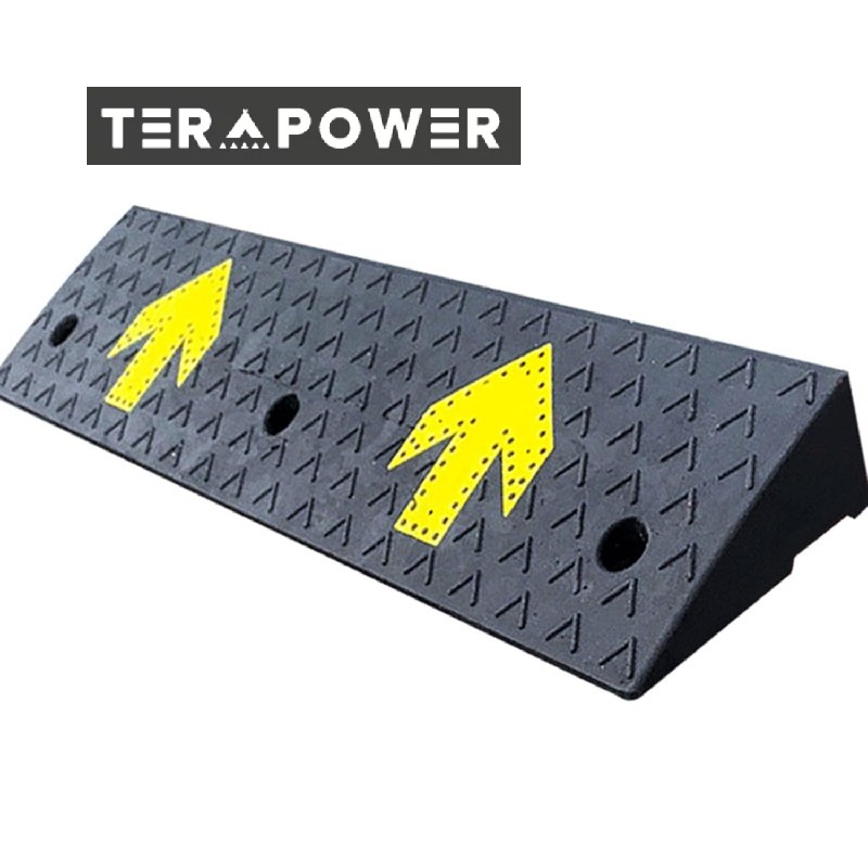 道路 段差スロープ 高さ 5~13cm, 滑り止 段差解消プレート 幅 25cm/30cm, ゴムス 段差スロープ に適用 図書館 電気自動車 倉庫 コンビニに荷卸し 固定ネジ付属 (カラー : ゴムス-A, サイズ : 長さ100x幅25x高さ5cm)