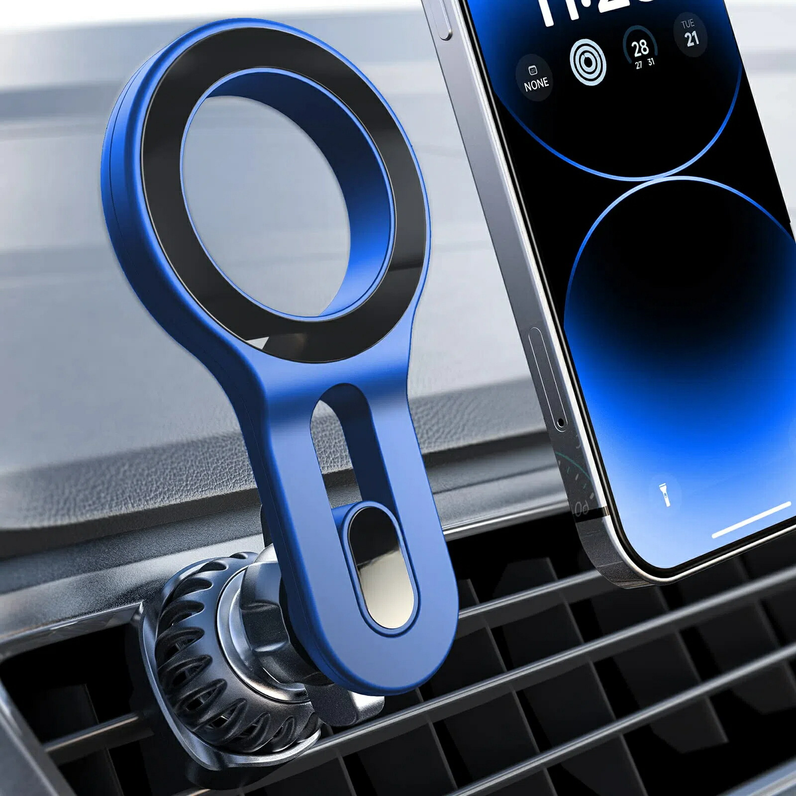 スマホホルダー マグネット 車 車載ホルダー 史上最強の磁力 スマホスタンド マグネット 24つN52 吹き出し口 360°調整可能 車載ホルダー 片手操作 および全てのスマホに対応