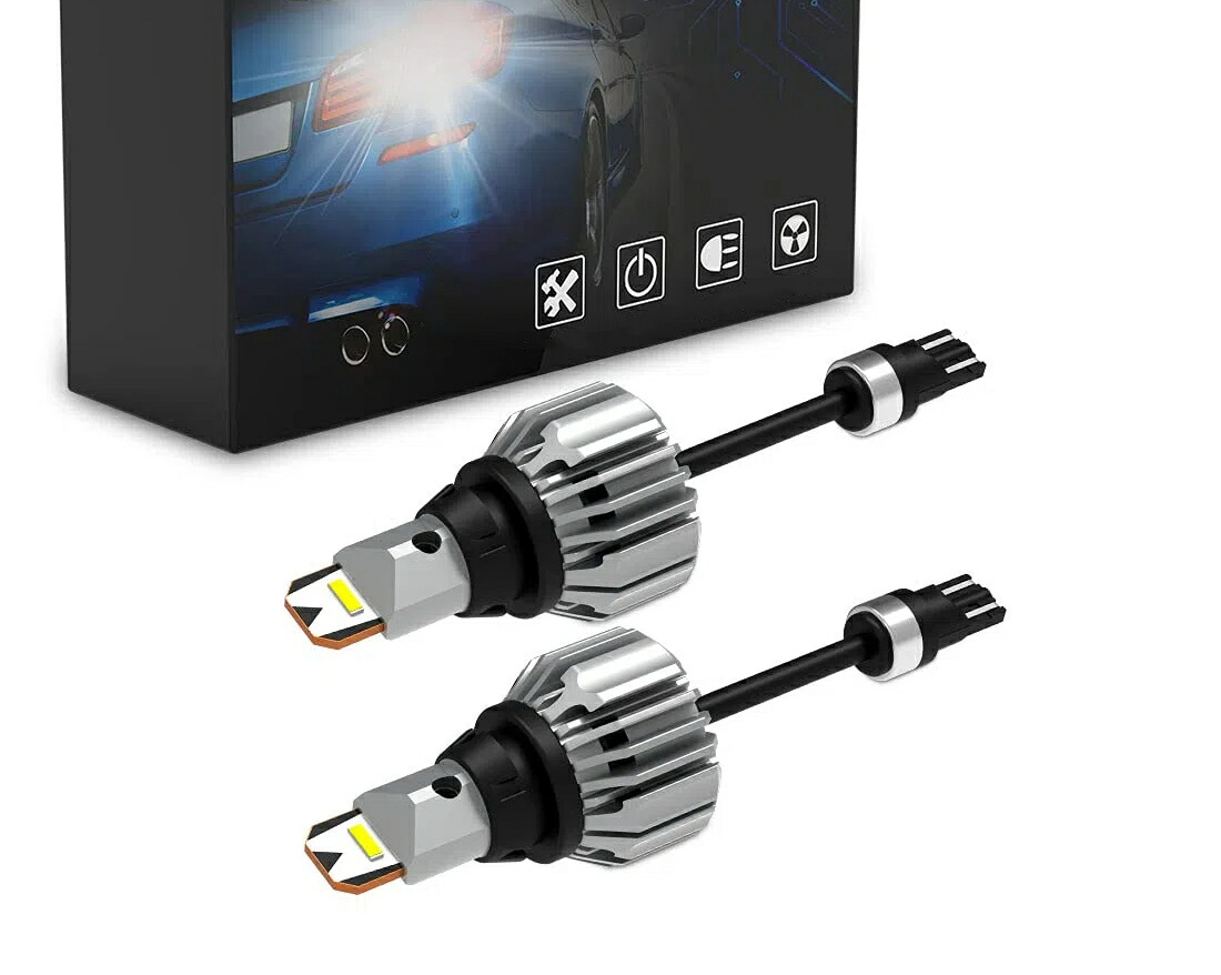 T16 LEDうしろ側照明ランプ 引き下がる灯 20W 4000ルーメン 爆光 DC12V車相応う DC9-32V キャンセラー内蔵 CSP心付け 豪然たる ご機嫌力強さ 無相互対立 白いこと 6500k 2個仕かける インテリア・寝具・収納-ライト・照明器具-その他
