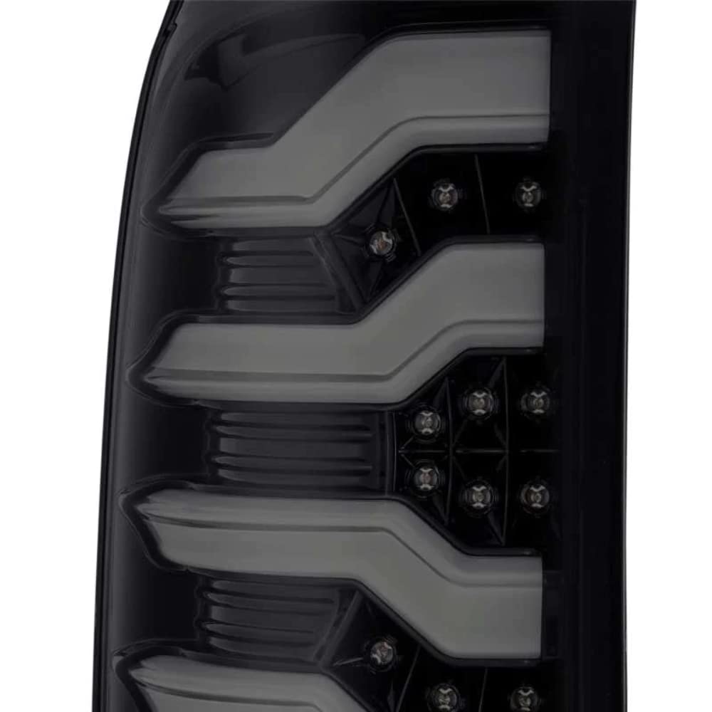 (630010 14-18 GMC Sierra 1500 PROシリーズ) LEDテールライト ジェットブラック｜明金万代