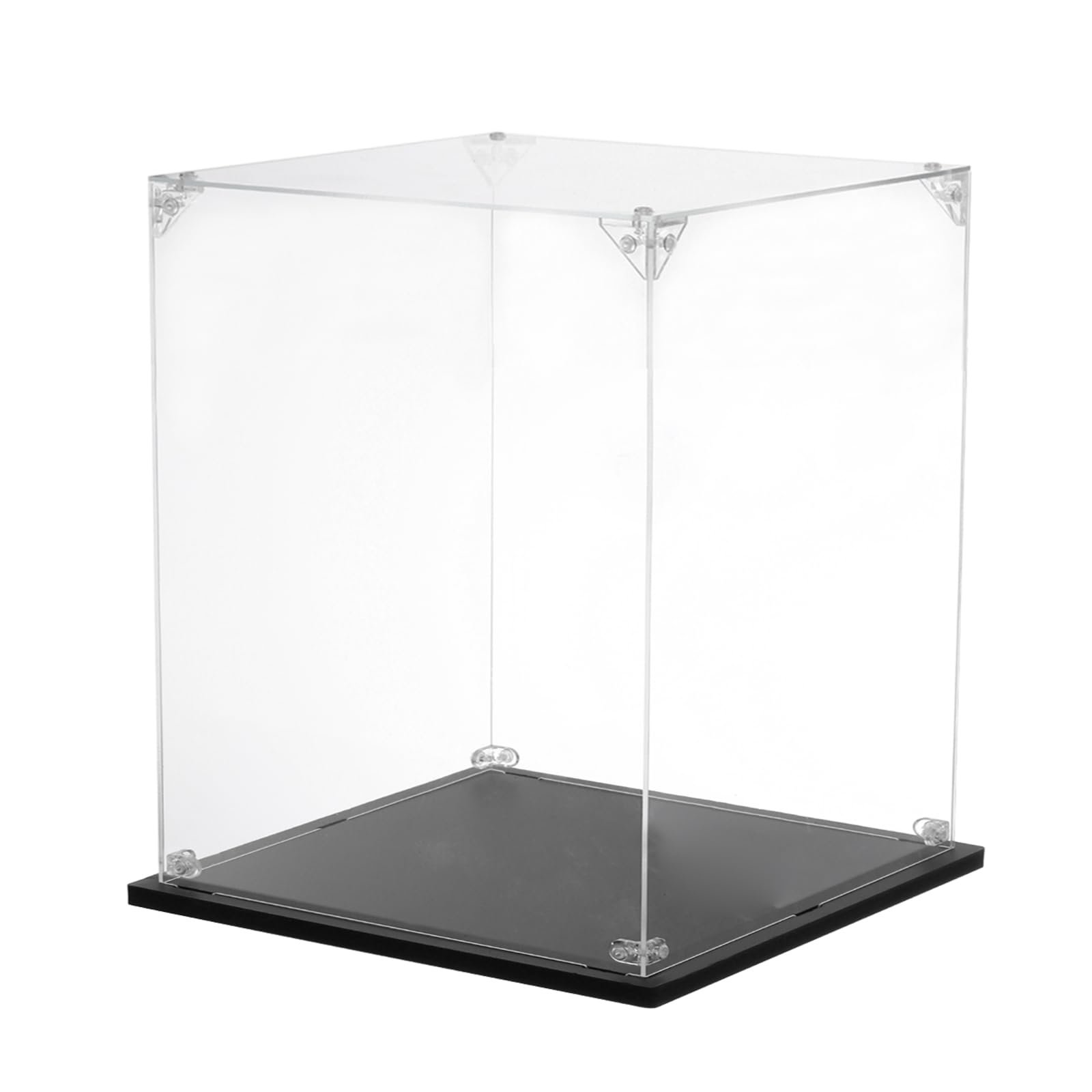 Tアクリルディスプレイケース 20x30x25cm クリアディスプレイボックス 組み立て式防塵ディスプレイボックス 収納オーガナイザー コレクション アクションフィギュア用|明金万代