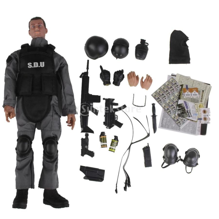 ノーブランド品 1/6サイズ 12インチ アクションフィギュア NB05A アーミー コンバット SWAT ソルジャー