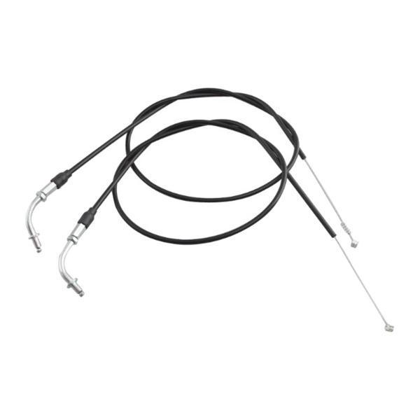 ハーレーXL883XL1200x482002-14に適合する2xモーターサイクルスロットルケーブルワイヤー , 90cm