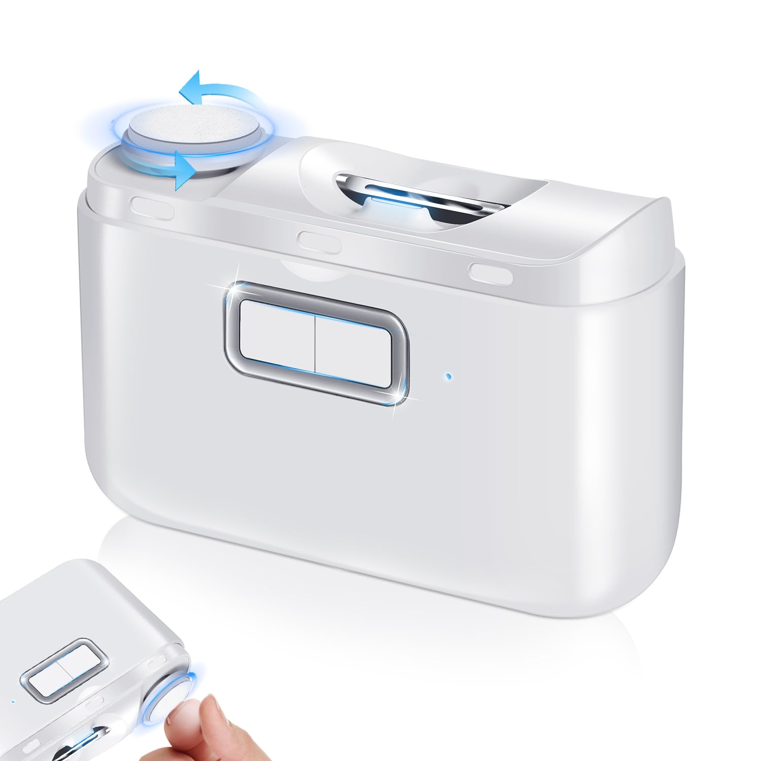 爪切り つめきり 電動爪切り【爪切り・爪磨き 両用】 2in1 両用電動爪切り 爪磨き 2段階スピード 自動爪切り Type-C充電式 電動つめきり 照明LED 低騒音 角質ケア 爪切り 爪磨き 簡単操作 安全 男女兼用 赤ちゃん 子供 大人 高齢者 介護用 プレゼント(ホワイト)
