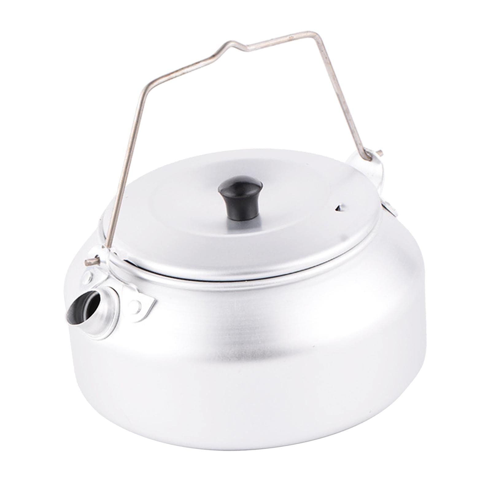 キャンプ ケトル やかん アウトドア 調理器具 ティーポット コーヒーケトル ポット ポータブル アルミ 屋外ハイキングケトル 0.8L
