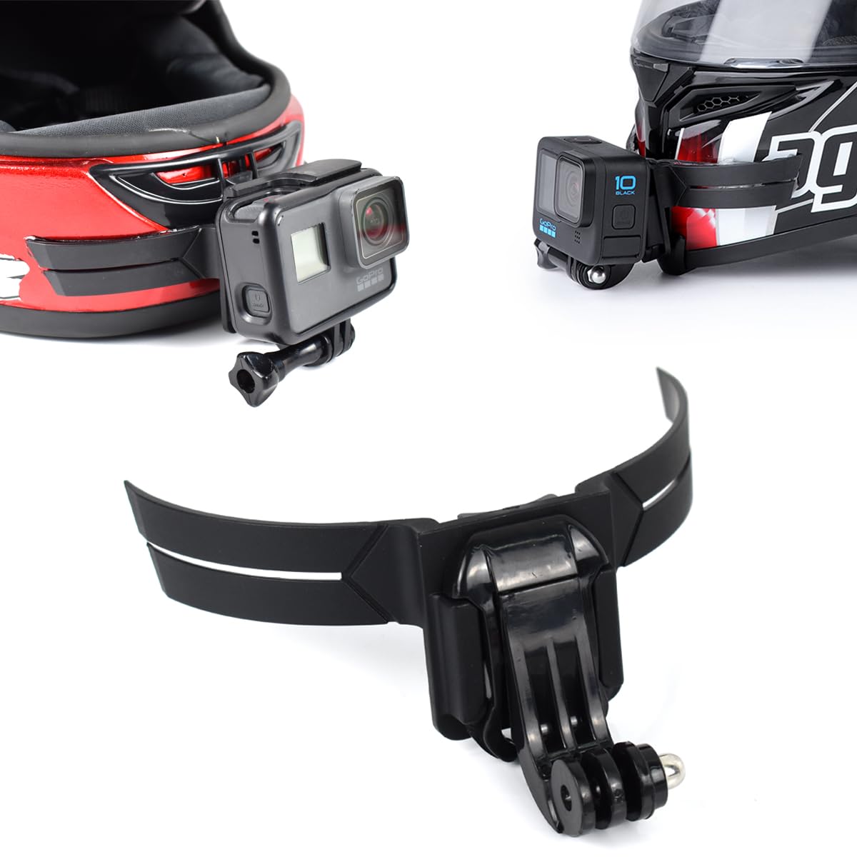 楽天市場】ヘルメット用 小型カメラ顎マウント 粘着タイプ 貼るだけ