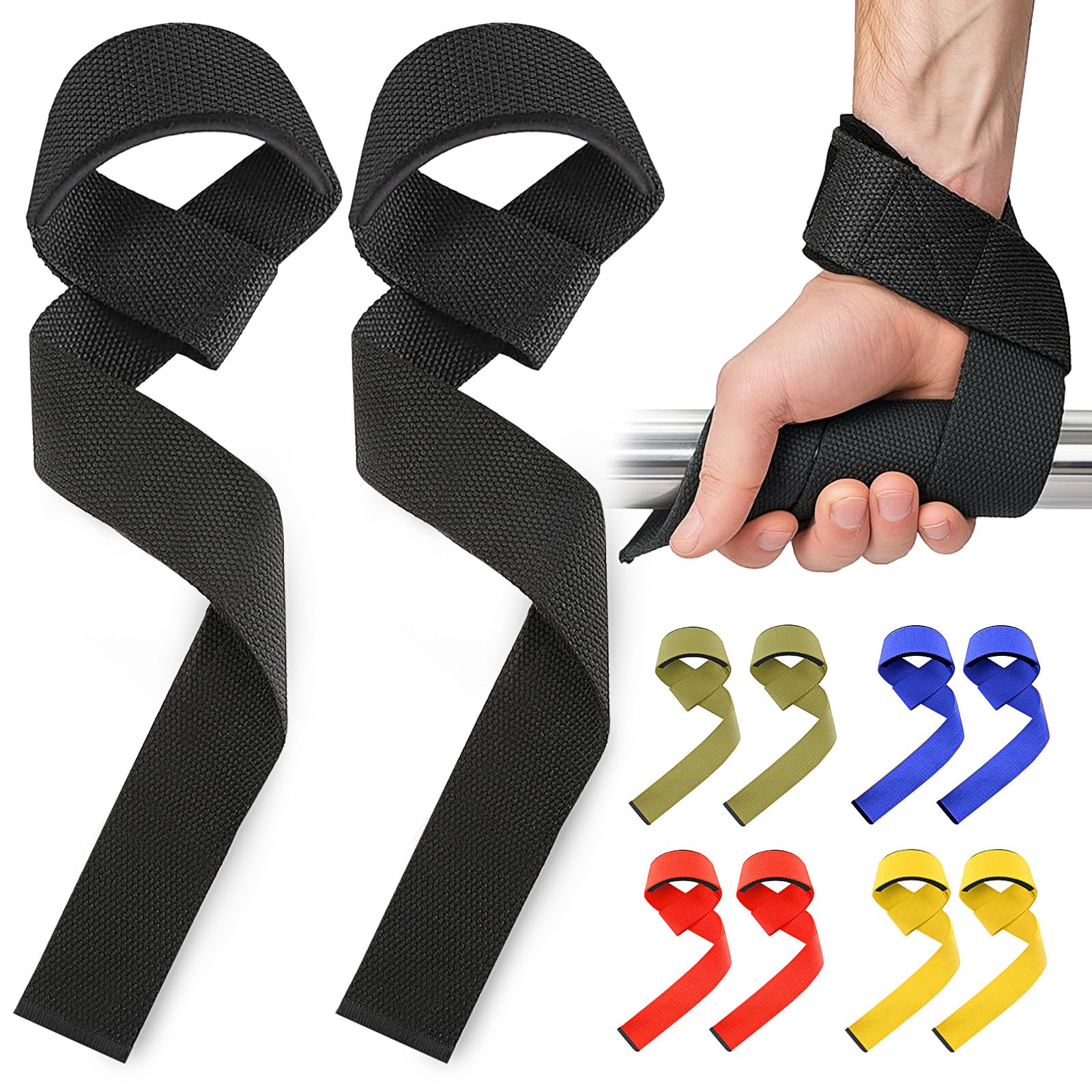 楽天市場】LINSTERウェイトリフティングフック(ペア)、幅9cmの