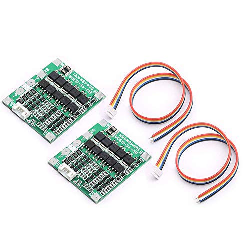 2個 4S 14.8V 30A BMS 保護 PCB セルボード リチウムイオンリチウム 18650 バランス｜明金万代