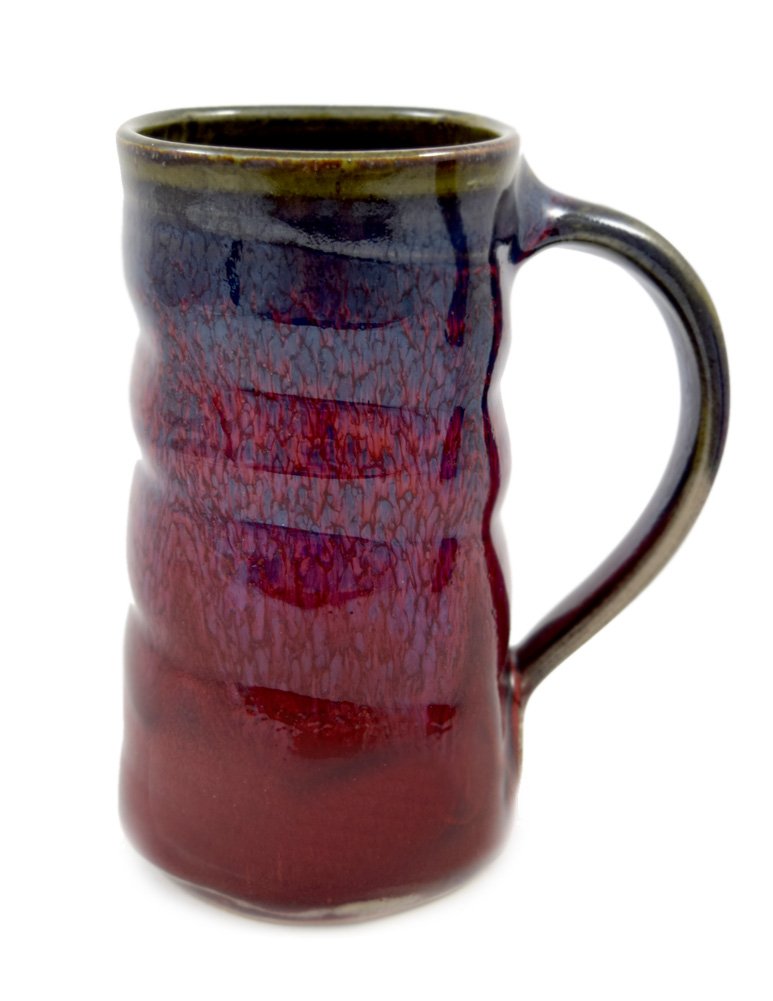 スパイラルStoneware Mug , American Made陶器｜明金万代