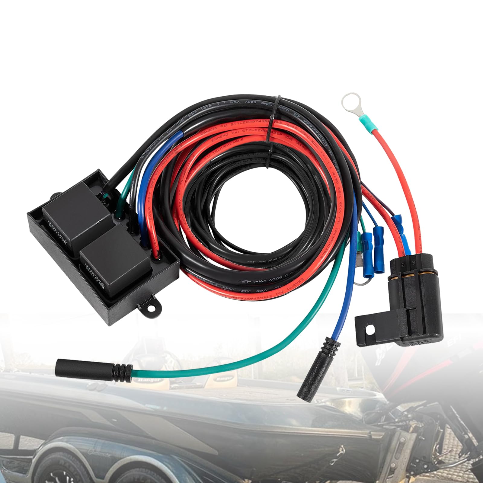 リレーハーネス AHJRELAYKIT-2-DP 交換用アトラスシリーズ 船外モーター油圧ジャッキプレート T-H Marine AHJRELAYKIT2DP CMCジャックプレートとトリム&チルトユニット用