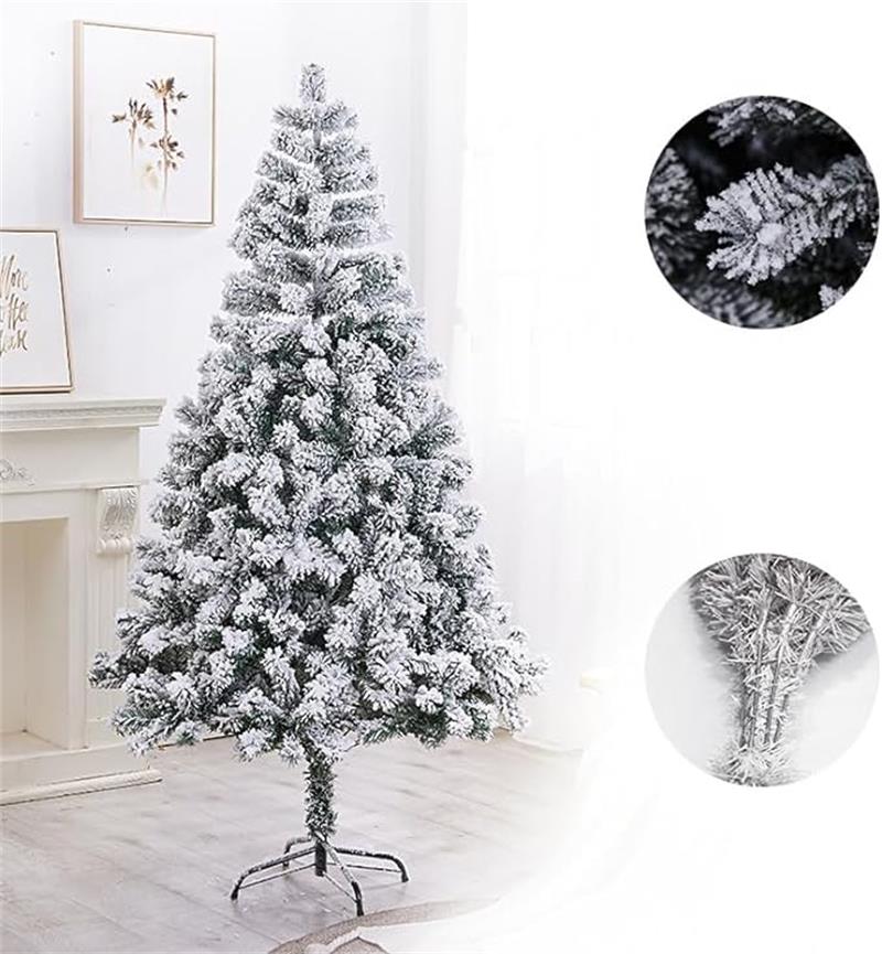 クリスマスツリー リアル ホワイト Christmas tree ニードツリー スノータイプ 高濃密度 組立簡単 収納便利 インテリア用品 150cm｜明金万代