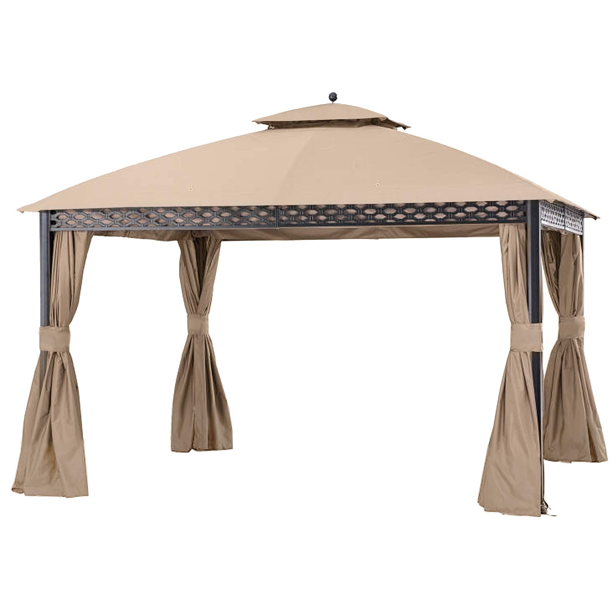 取り替えっこ用キャノピートップカバー Oakmont Gazebo 350用 ベージュ 模範例 L-GZ1188PST-A