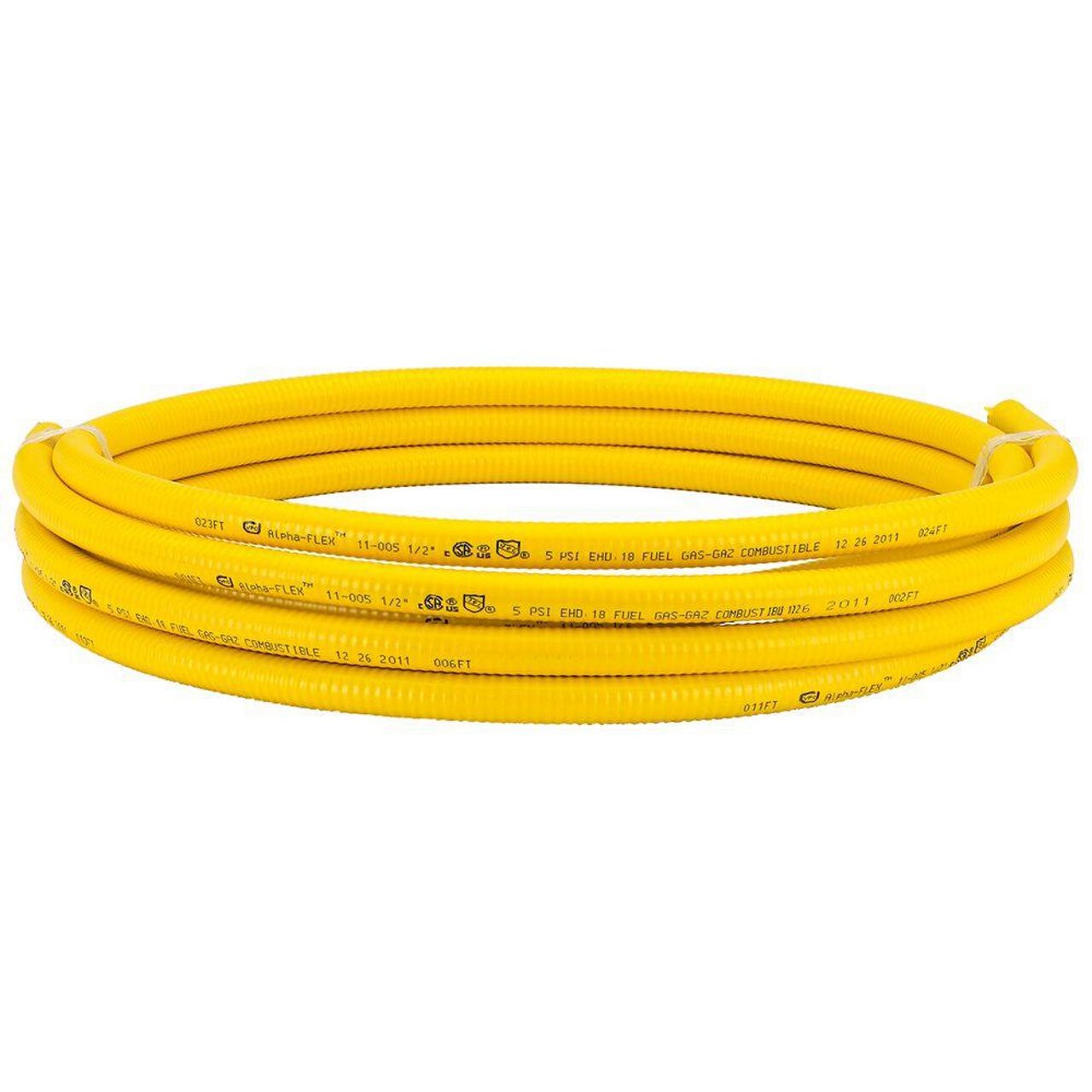 11 &ndash; 00525 1 / 2インチx 25-feet Corrugatedチューブ、ステンレススチール｜明金万代