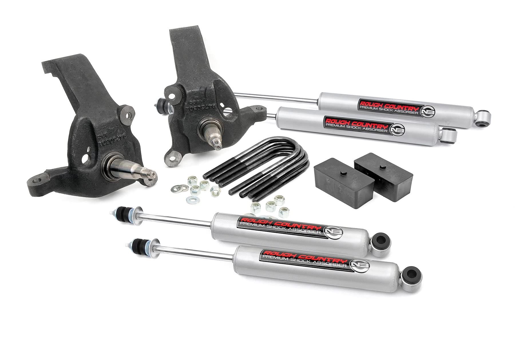 3インチリフトキット (適合) 1997-2003 F150 2WD N3 ショックサスペンションシステム 52830|明金万代