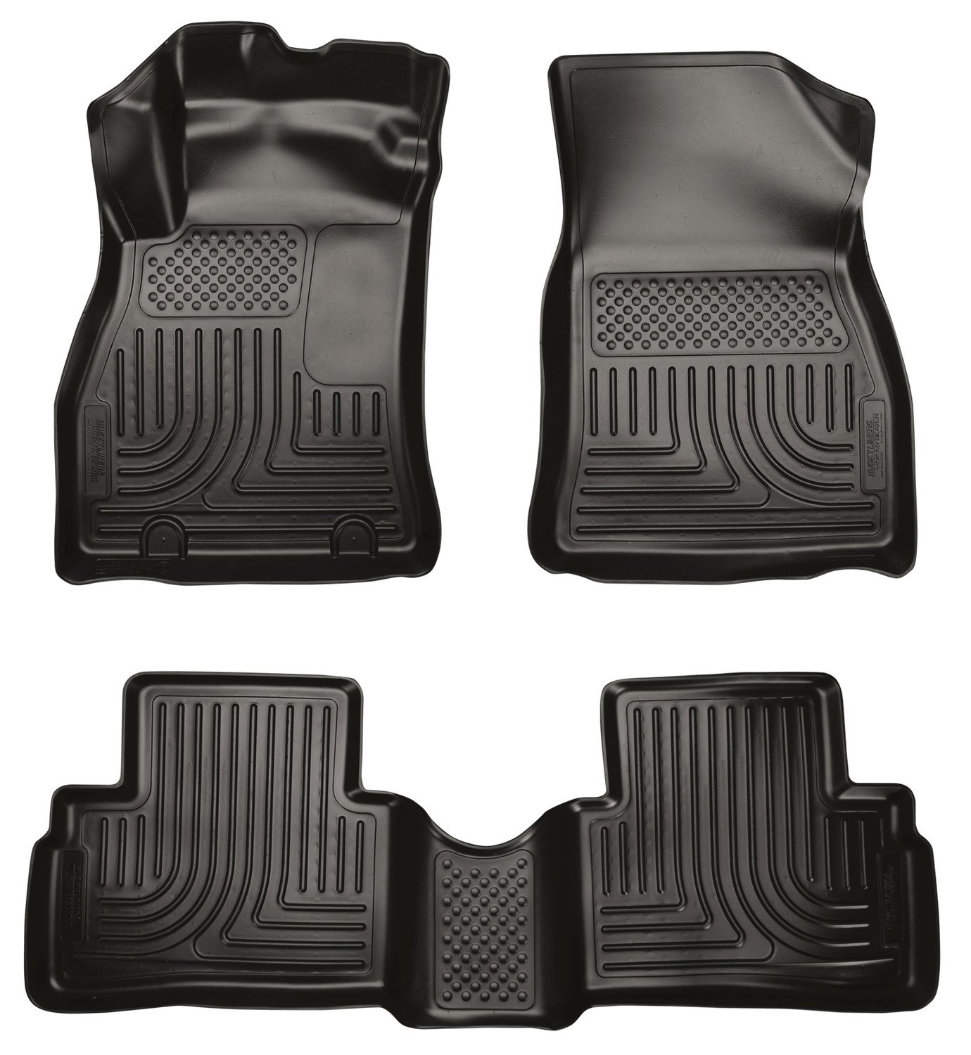 ハスキーライナーフロント&amp; 2 ndシート床ライナー(フットウェルcoverage ) Fits 11 &ndash; 15 Juke｜明金万代