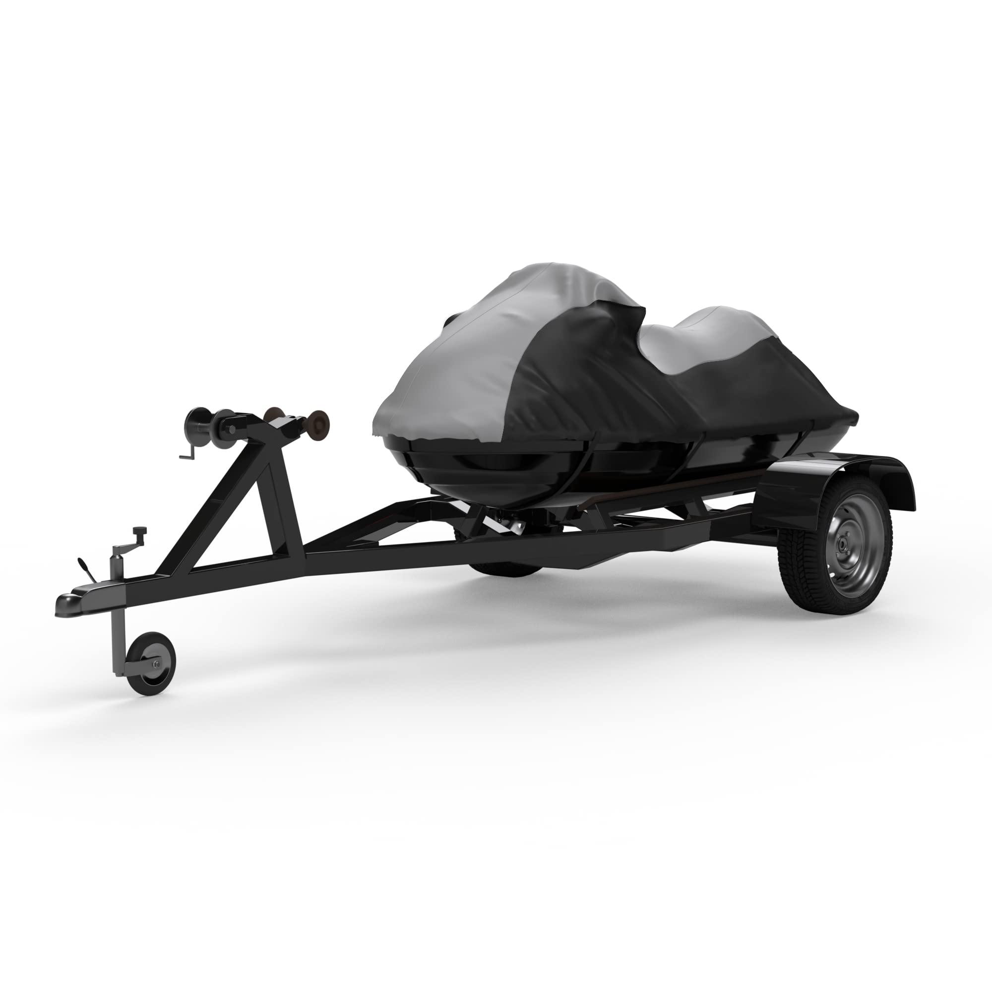 防水ジェットスキーCovers For Polaris SL 780 1996 &ndash; 1997 &ndash; 複数のカラーオプション &ndash; All Weather &ndash; Trailerable &ndash; Protects紫外線雨、太陽、から、and More 。Includesトレーラーストラップとストレージバッグ グレイ｜明金万代
