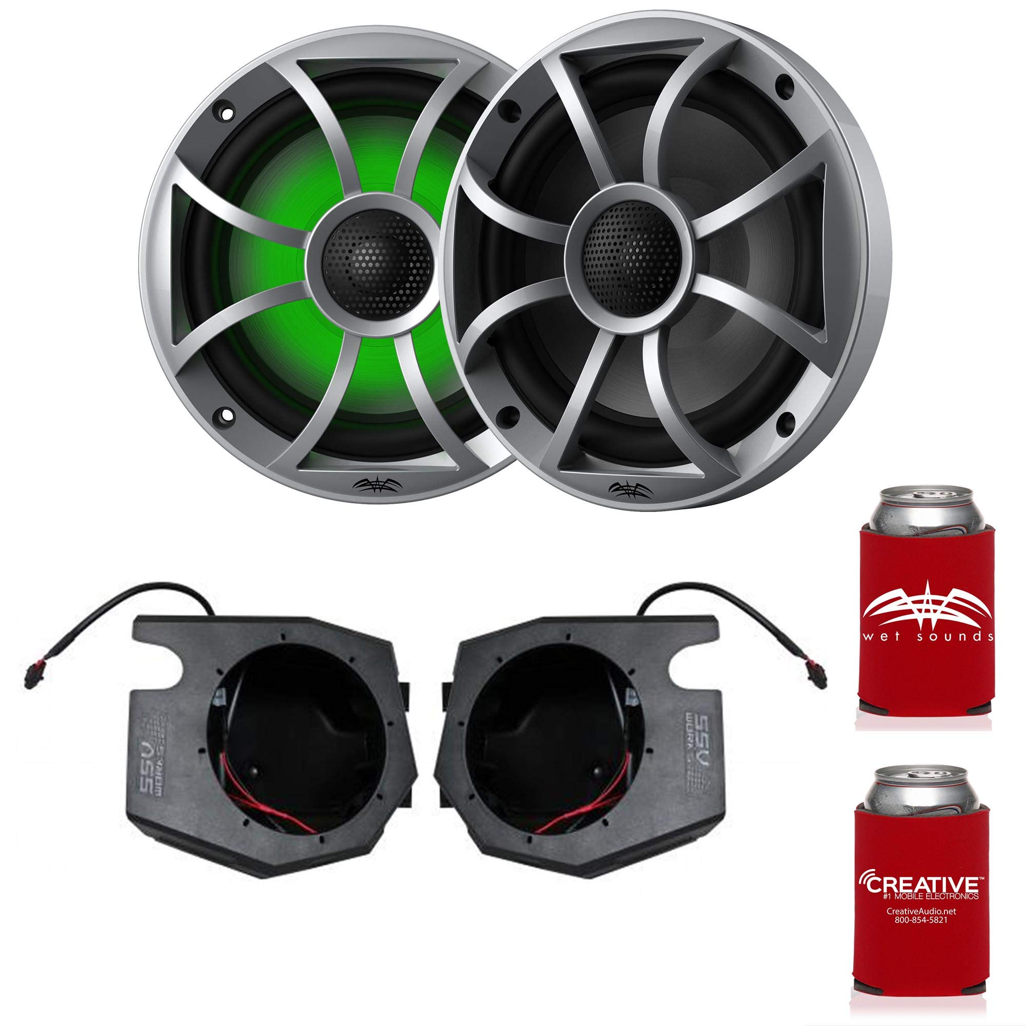 in しろがね色食べ物屋 RGB 米国海兵隊員金棒引き SSV RZ4-F65U 2014-2019 Polaris RZR フロントキックポッド付き添い人