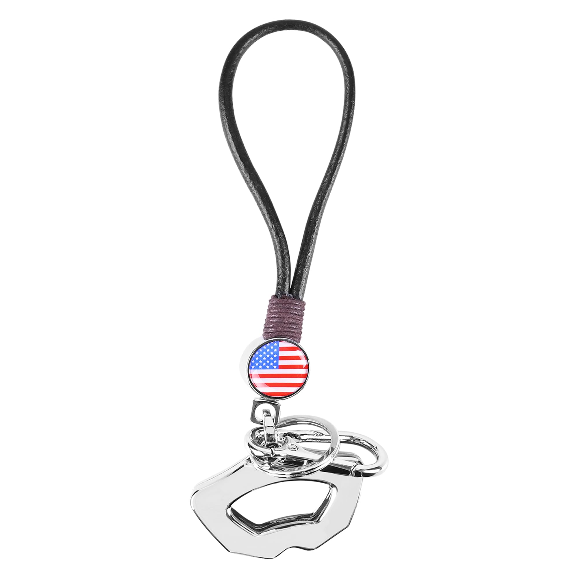 キーホルダー Can-アメリシウム Spyder相応う (Cr亜米利加旗), Chorme。, US Flag 日用品雑貨・文房具・手芸-その他