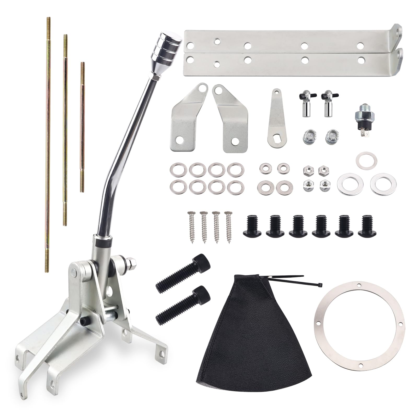 トランスミッションシフターセット ターボ 350 自動シフターキット 12インチスティック付き GM Turbo 350 TH350用 HRC12-940交換用｜明金万代