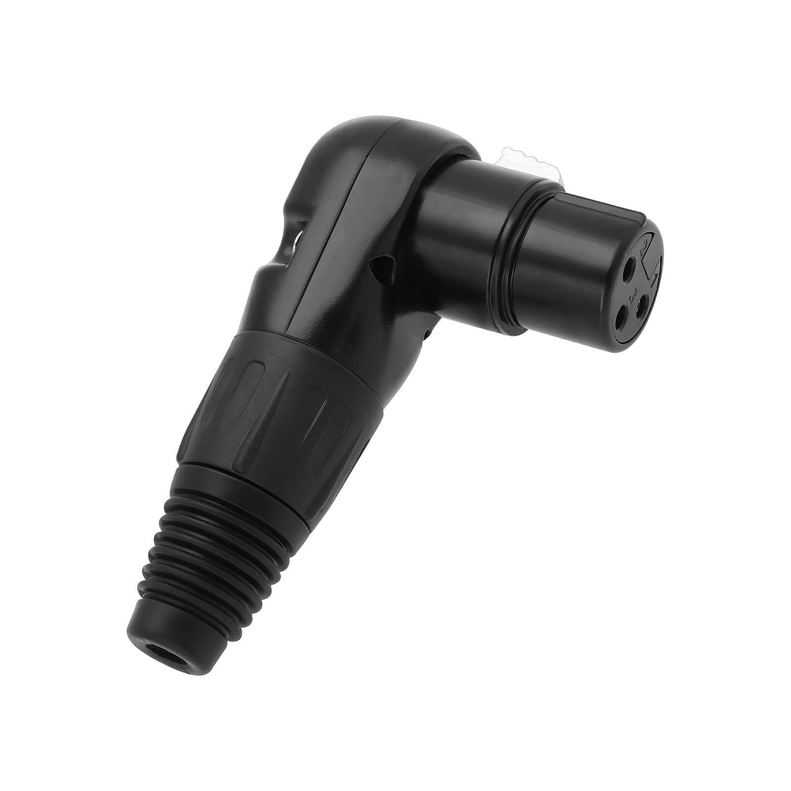 1個 3いの一番 XLR はんだ 牡 アダプタ 90° 角度 5 空間的関係 合わせる能力のある オーディオはんだ 繋ぎ スピーカーマイクミキサーオーディオインターフェイス用