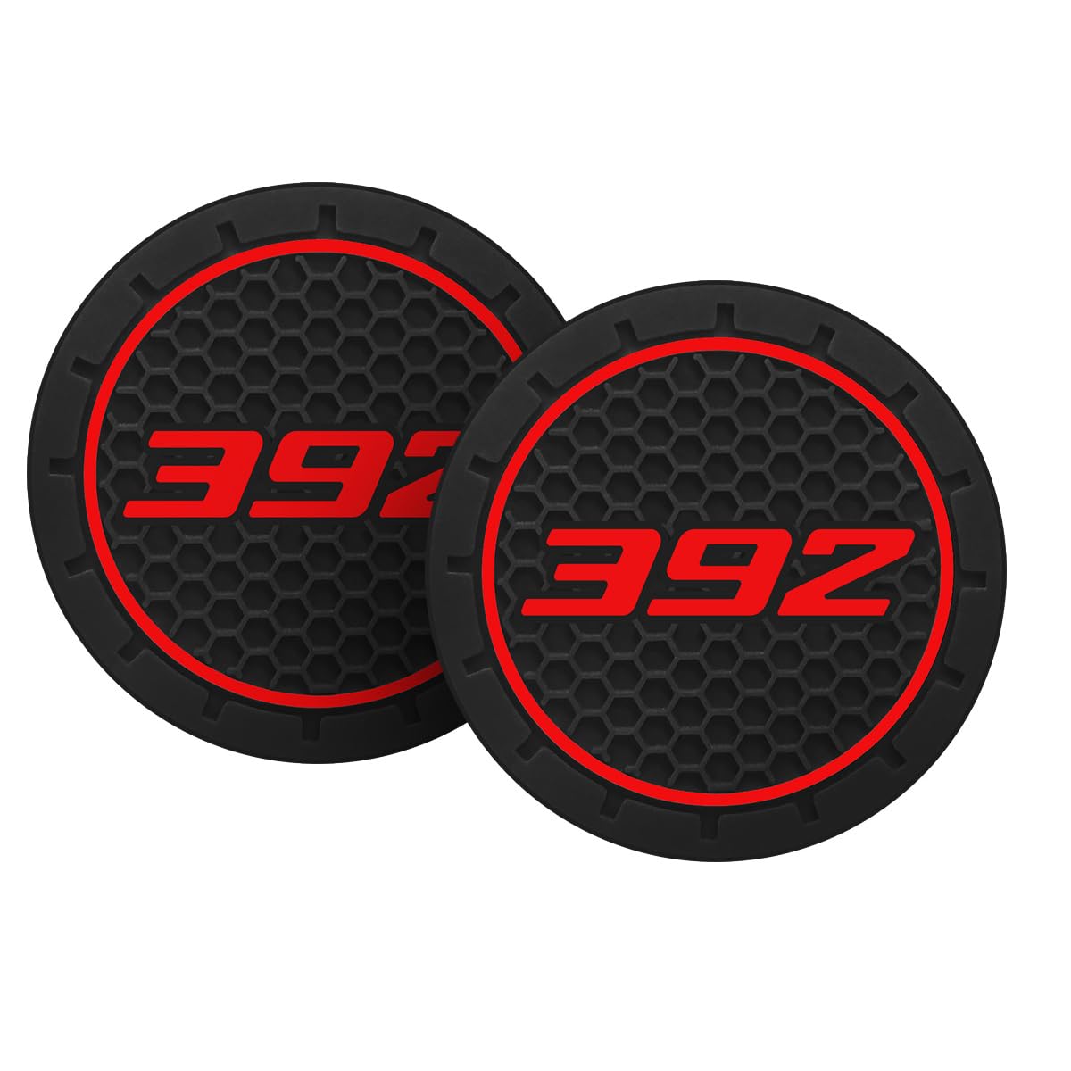 2.75インチカーコースター2個。ダッジチャレンジャーデュランゴSRT 392カーインテリアアクセサリーと互換性あり。｜明金万代