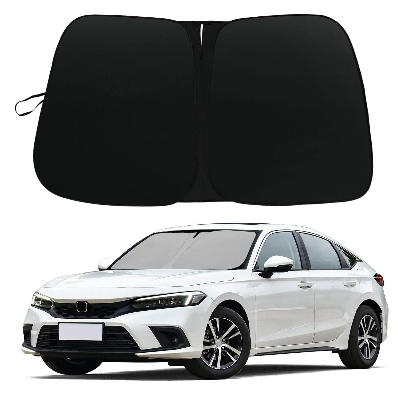 JLQP 車用フロントガラスサンシェード|明金万代