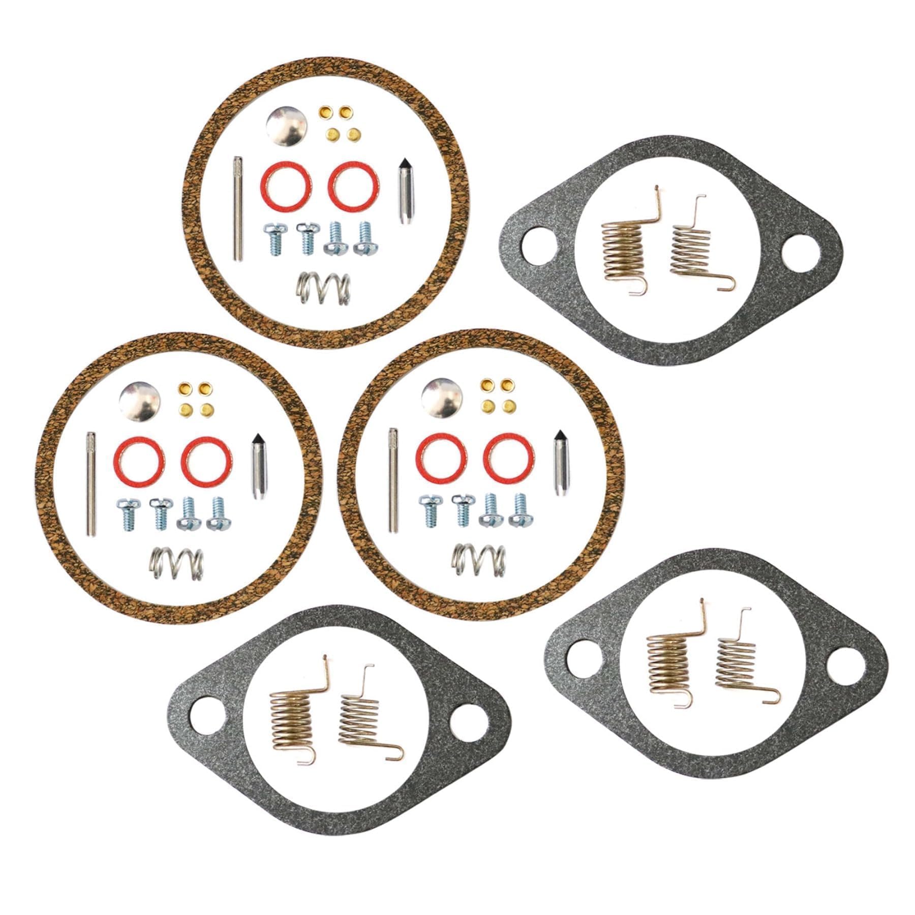 3x キャブレター修理セット 809735A1 Mercury Force 90 95 HP 船外機交換 FK10357 05911707と互換性あり|明金万代