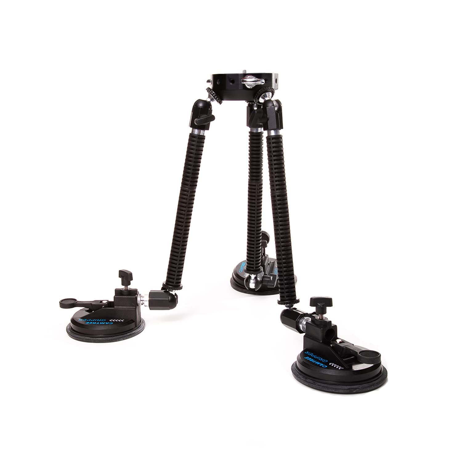 G-51 カメラグリッパー Campod サクションカーマウント。クイックロックレバーシステム付き3つの吸盤。最大10kg/22lbのペイロード。拡張可能な脚を含む。(G-51)(注:流体ヘッドは含まれていません)。|明金万代