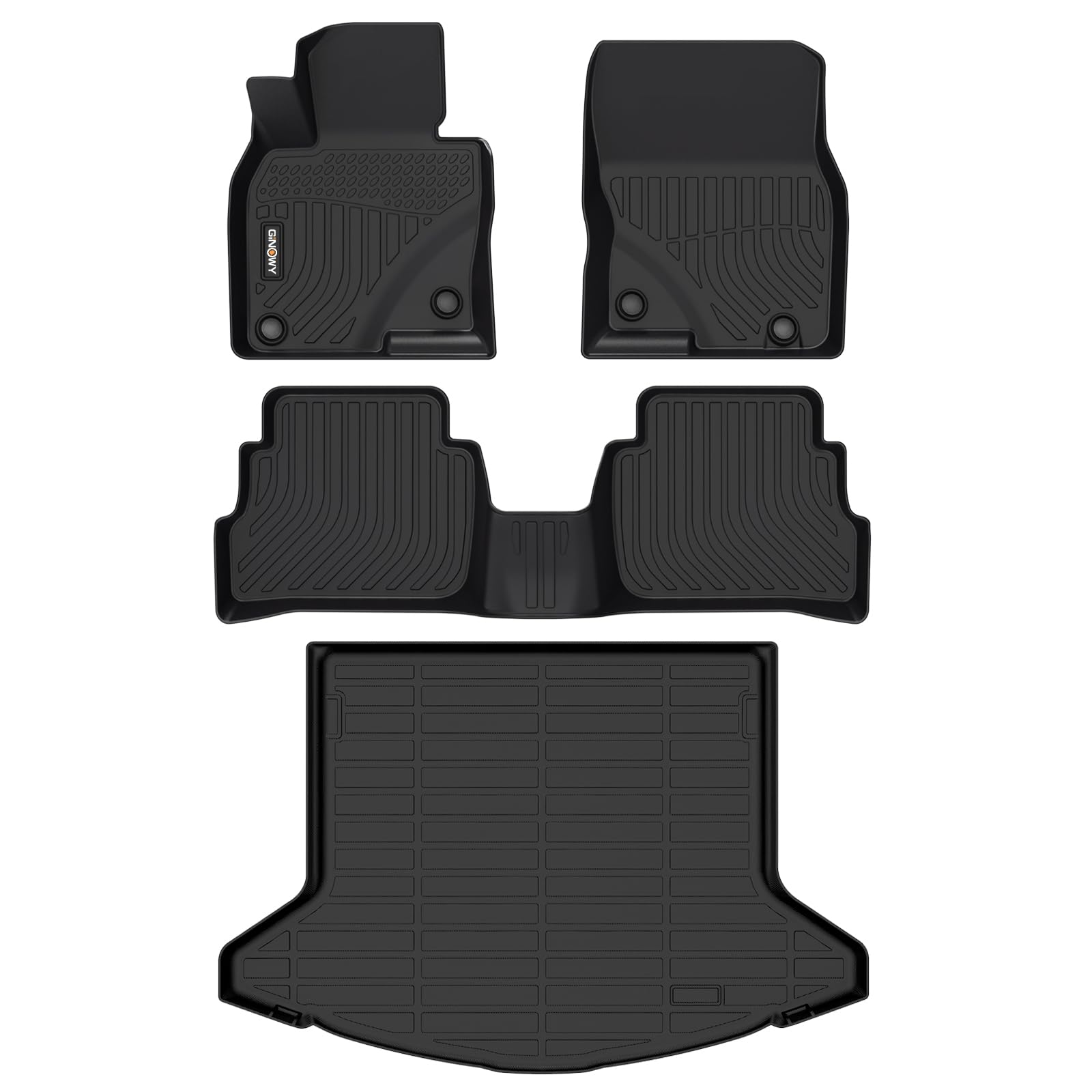 マツダCX-5 2023 2024用フロアマット&amp;カーゴライナーセット | TPE 全天候保護 カーマット マツダ CX5 2023用 | CX 5フロアライナー用カスタム | 滑り止めトランクマット｜明金万代