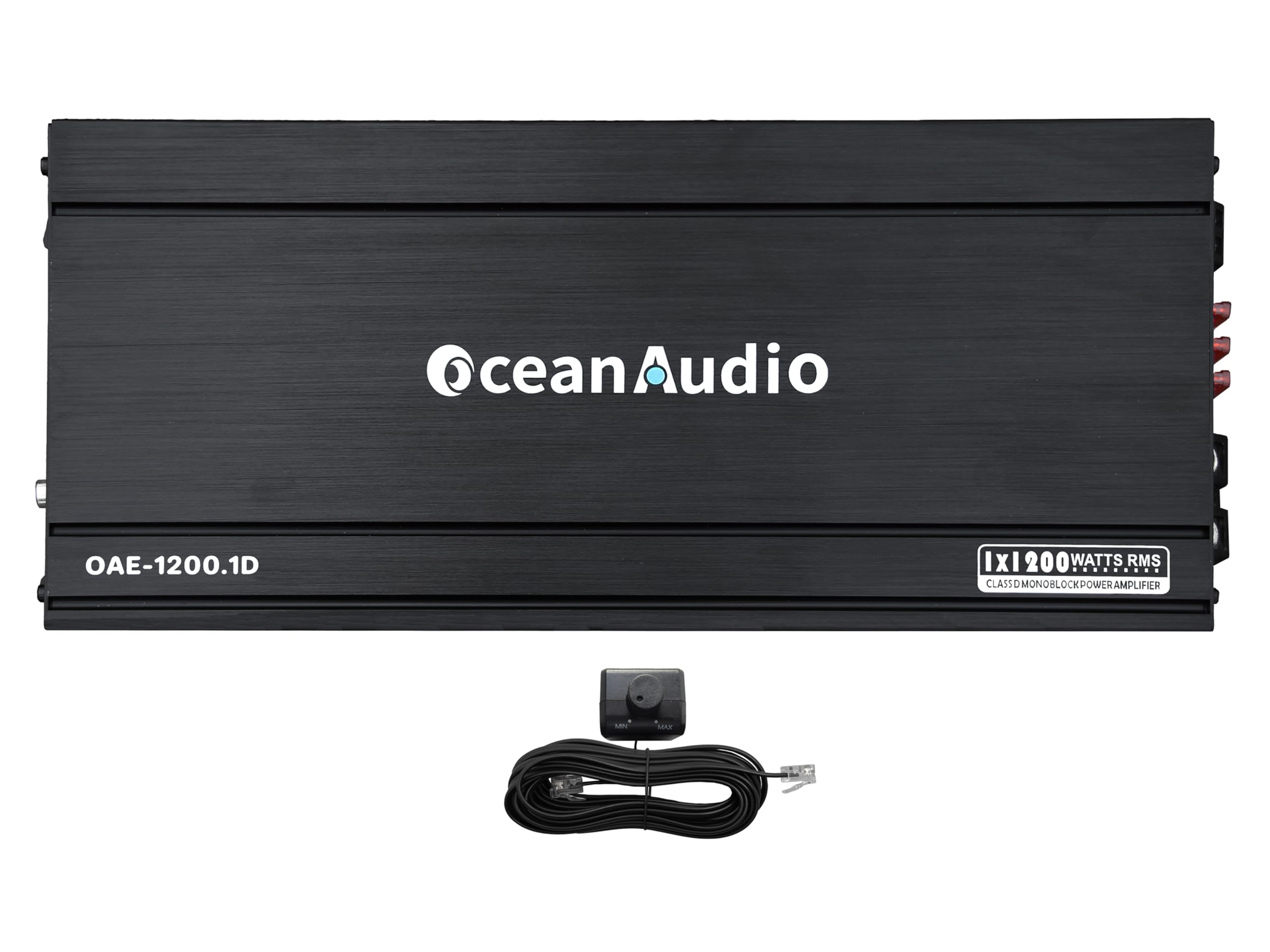OAE-1200.1D モノブロッククラスDアンプ 2400W リモートサブウーファーレベルコントロール付き、最大電力@1Ω 1 * 2400W、RMSパワー@1Ω 1 * 1200W @2Ω 1 * 800W @4Ω 1 * 480W｜明金万代