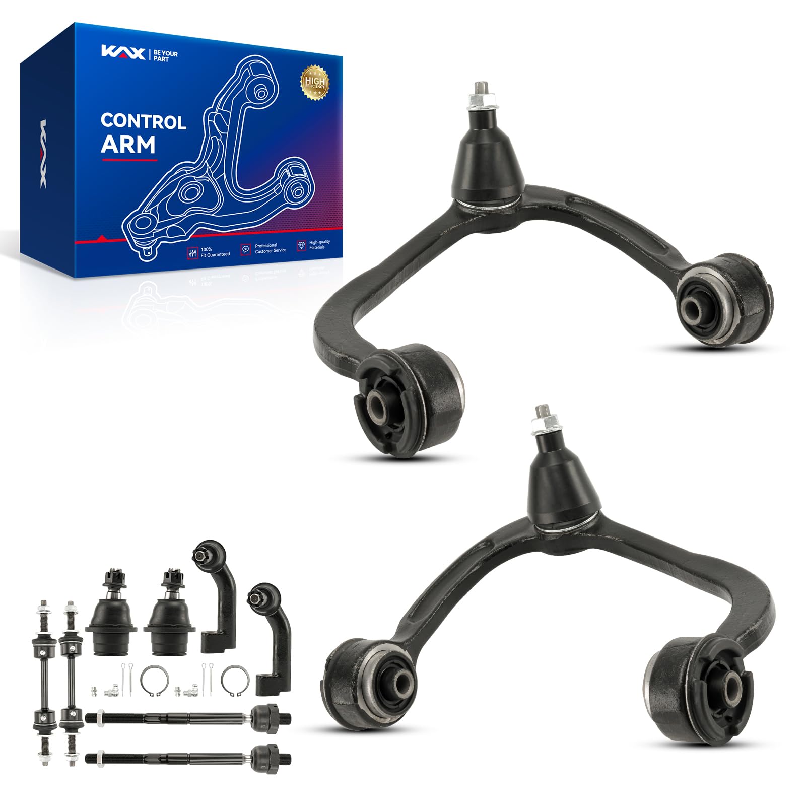 フロントアッパーコントロールアームサスペンションキット 2009-2014 Fo-rd F 150用 ボールジョイントスウェイバーリンク付き添い人 K80306 K80308 K750362 K500008-10個