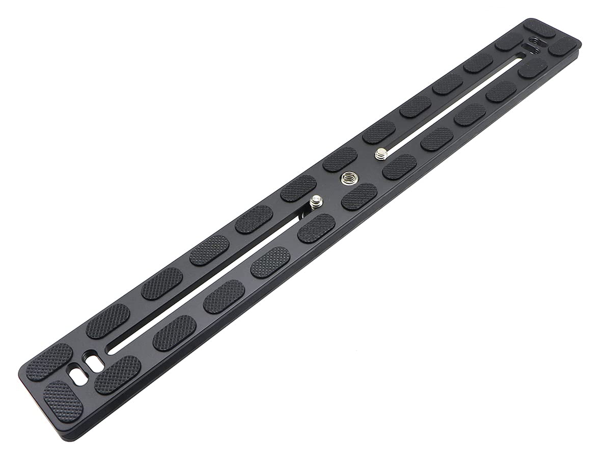 PU-350 350mm ユニバーサル ロングクイックリリースプレート デュアルダブテールスライドレール Dリングねじ付き ボールヘッド三脚マウント デジタル一眼レフカメラ Arca Swiss 互換｜明金万代