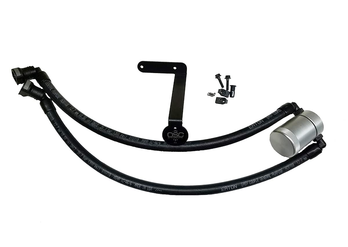 オイルセパレーター Co.3.0 オイルセパレーター 2011-2025 F-150 2.7L/3.5L/5.0L / '18-21 エクスペディション 助手席側 (シルバー)｜明金万代