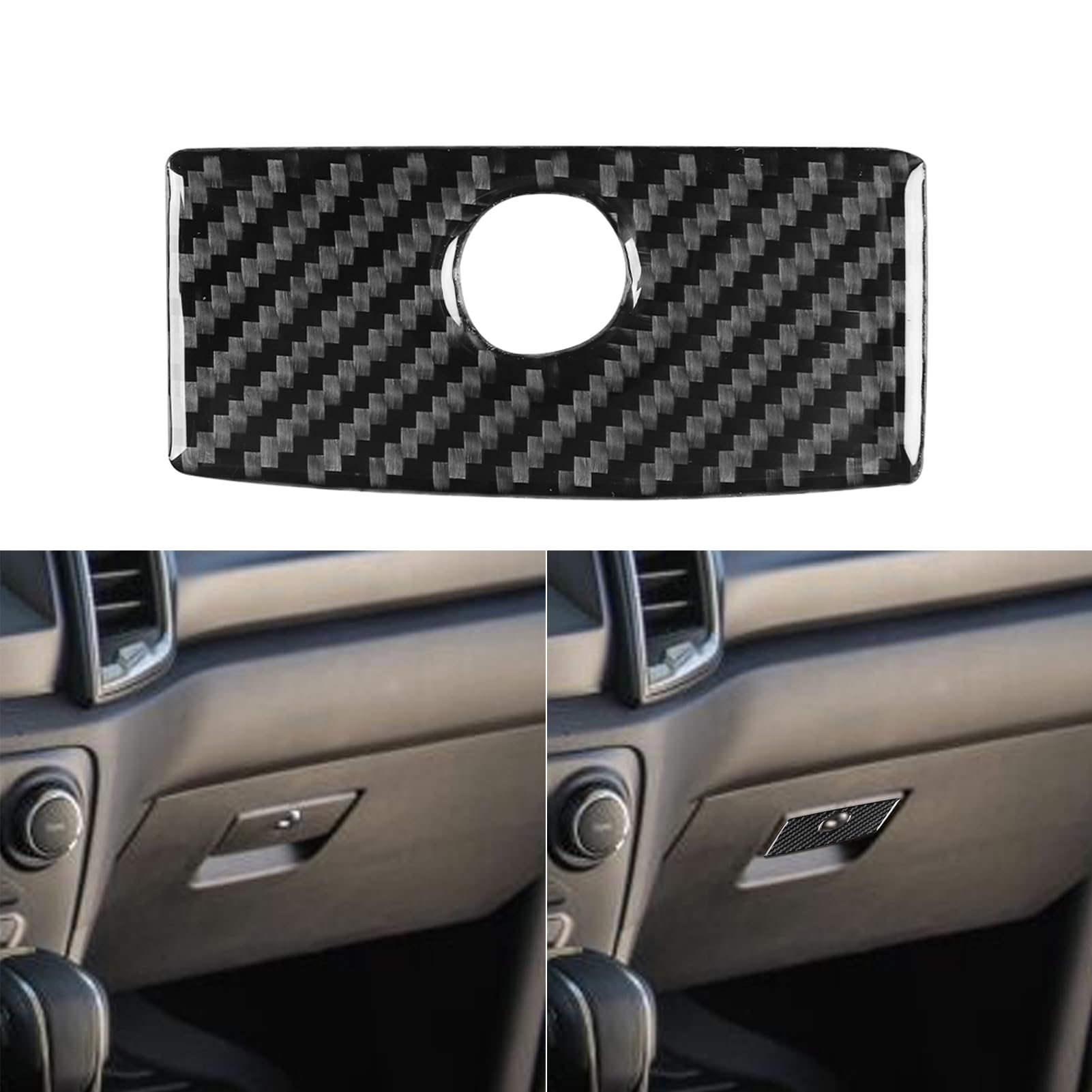NVCNX リアルプレミアムカーボンファイバー フォードレンジャー2019 2020 2021 2022 2023 XLT Lariat XL カーセンターコンソール カップホルダーカバー トリム インテリアアクセサリー ブラック