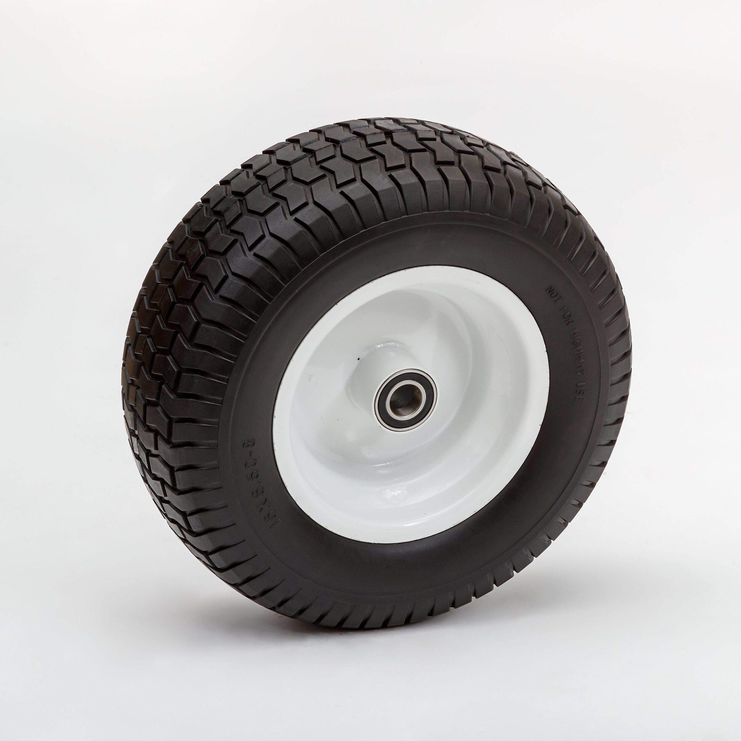 16x6.50-8 ホイールとタイヤ フラットフリー 1インチアクスルベアリング 4インチハブ｜明金万代