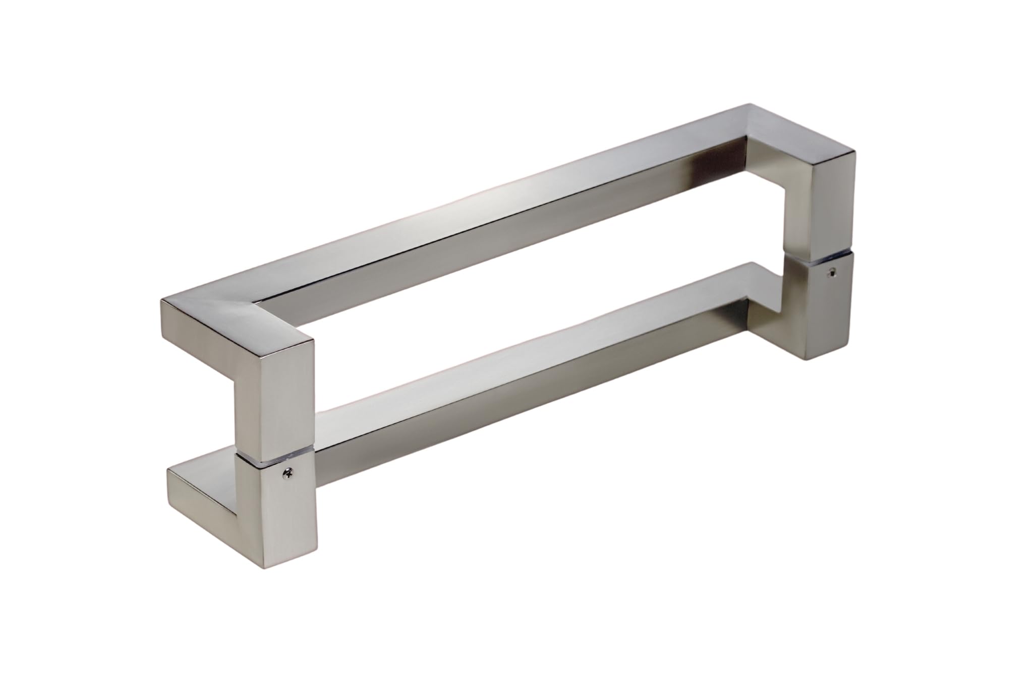 モダンコンテンポラリー四角四面矩形平ったいつら構えバーラダーstainless-steelドアハンドルプルシャワーガラスバーンエントリ外の方内部的うしろ押し論理ゲートEntrance Sliding 36 (Length) 1.5|0.98inches (Front|Side) KT2373-900-3825-01