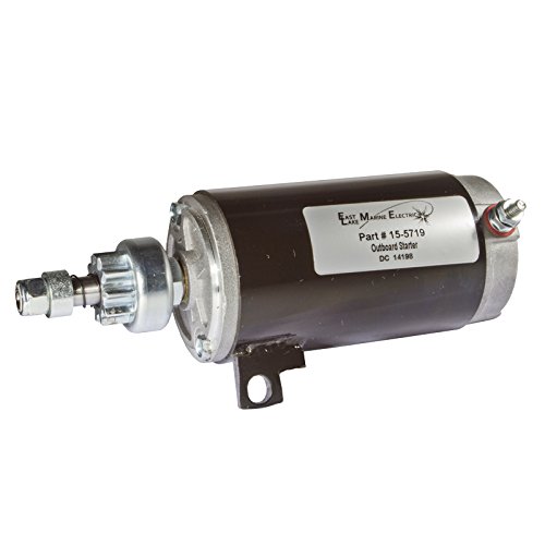 ELM製品 Evinrude Johnson Starter 12V 10歯 85-140 HP 385529 389954 5372 18-5634に対応