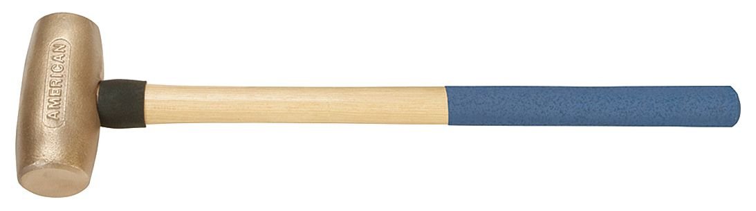 スレッジハンマー 12重量ポンド 26in ブロンズ/木製 高さ6.5in 幅3in 長さ26in