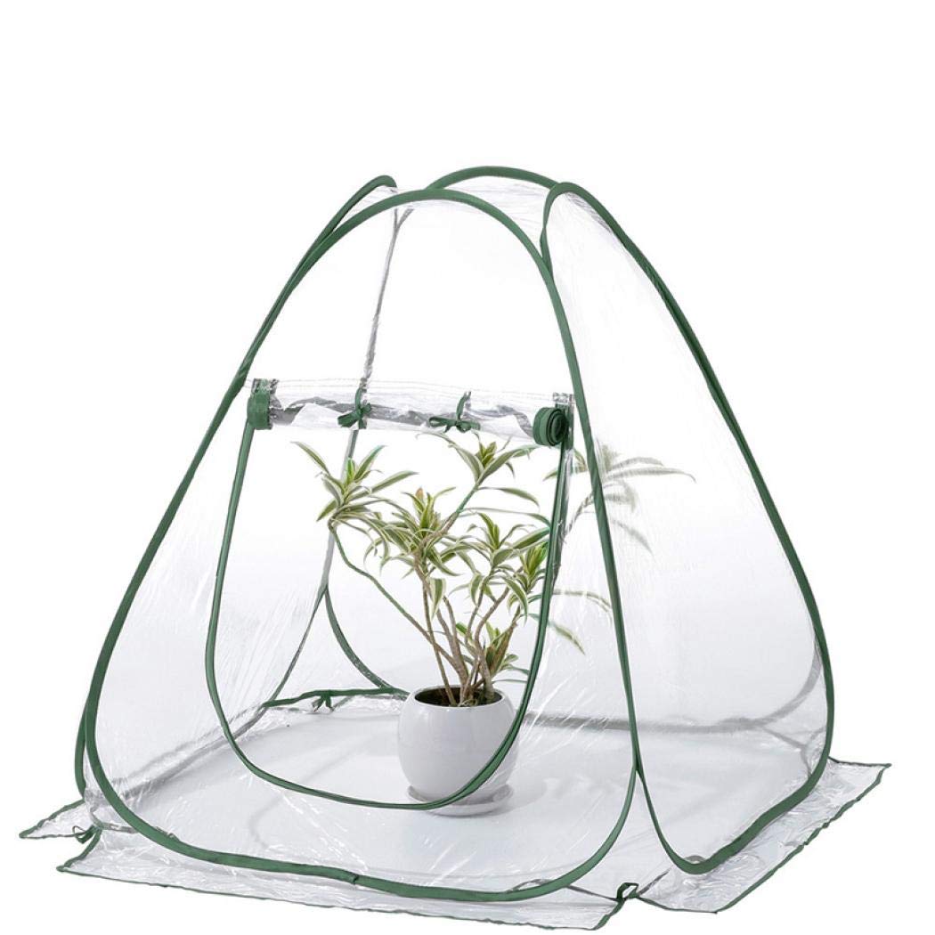 ビニール棲み家 ビニール植木室 苑地棲み家 緑であること押しかぶせる PVC 植木室 小型 身寄り用 植木室押しかぶせる ミニ 多役立つこと 園芸備品 折りたたみ 雨合羽 防寒 防風 UVとり捨てる 保温 棚 仕合わせ (アミーグリーン)