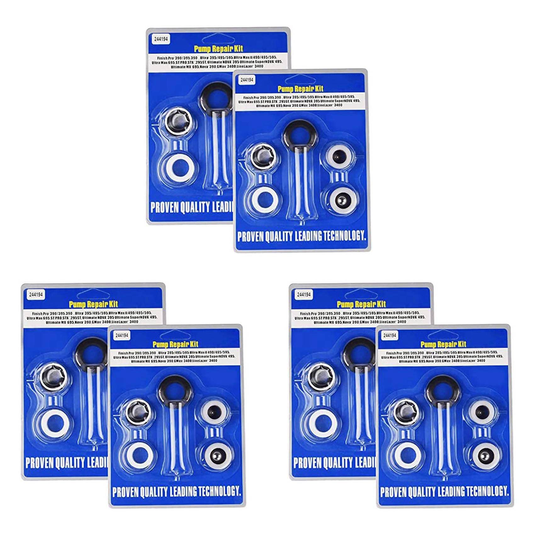 244194 アフターマーケットポンプ取りつくろう荷拵え一揃いの道具 エアレスペイントスプレー用 390 395 490 495 595 3400 取り替えっこ (6 容器に並べる)