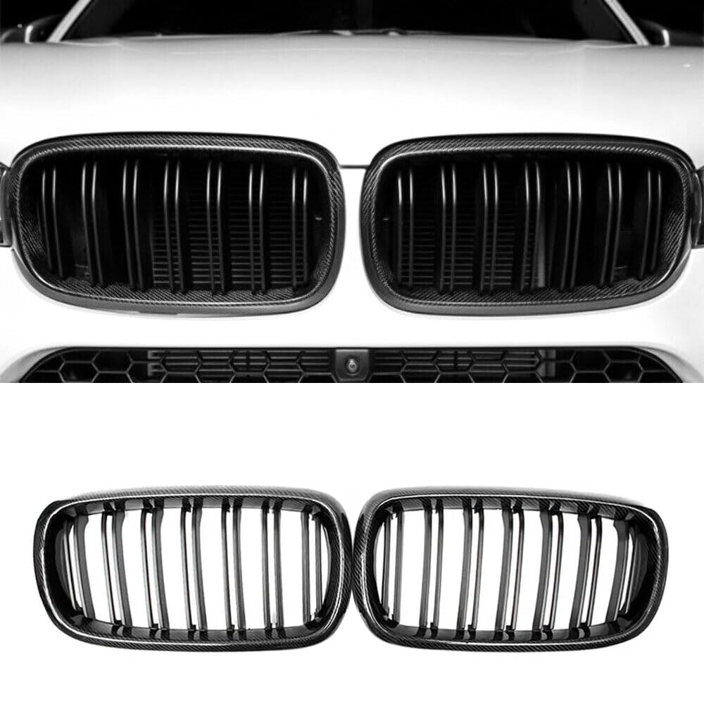 交換用フロントアッパーグリル BMW (2019-2023) X5 G05用 – グロスブラック シングルスラットABSグリル|明金万代