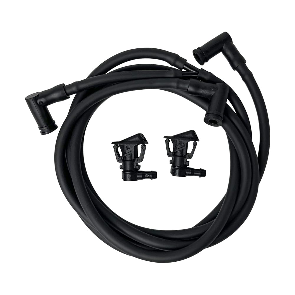 フロントガラスワイパーノズルフルードホースキット 2013-2019 JK JKU Wrangler用 68164356AB 68197414AB 68197414AA｜明金万代
