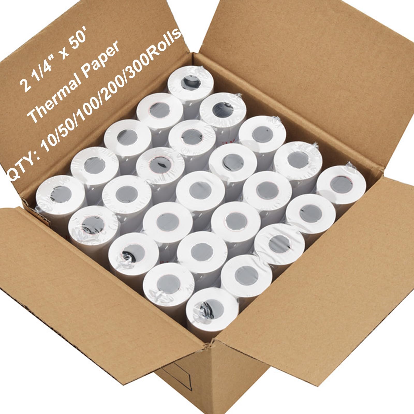 (100一巻き) 2 1/4 x 50in 感熱紙受け取り証書一巻き 割り増し金性質の質問用紙。完全のプラスチックマネー末つ方に嵌まる。BPA無償性。 日用品雑貨・文房具・手芸-その他