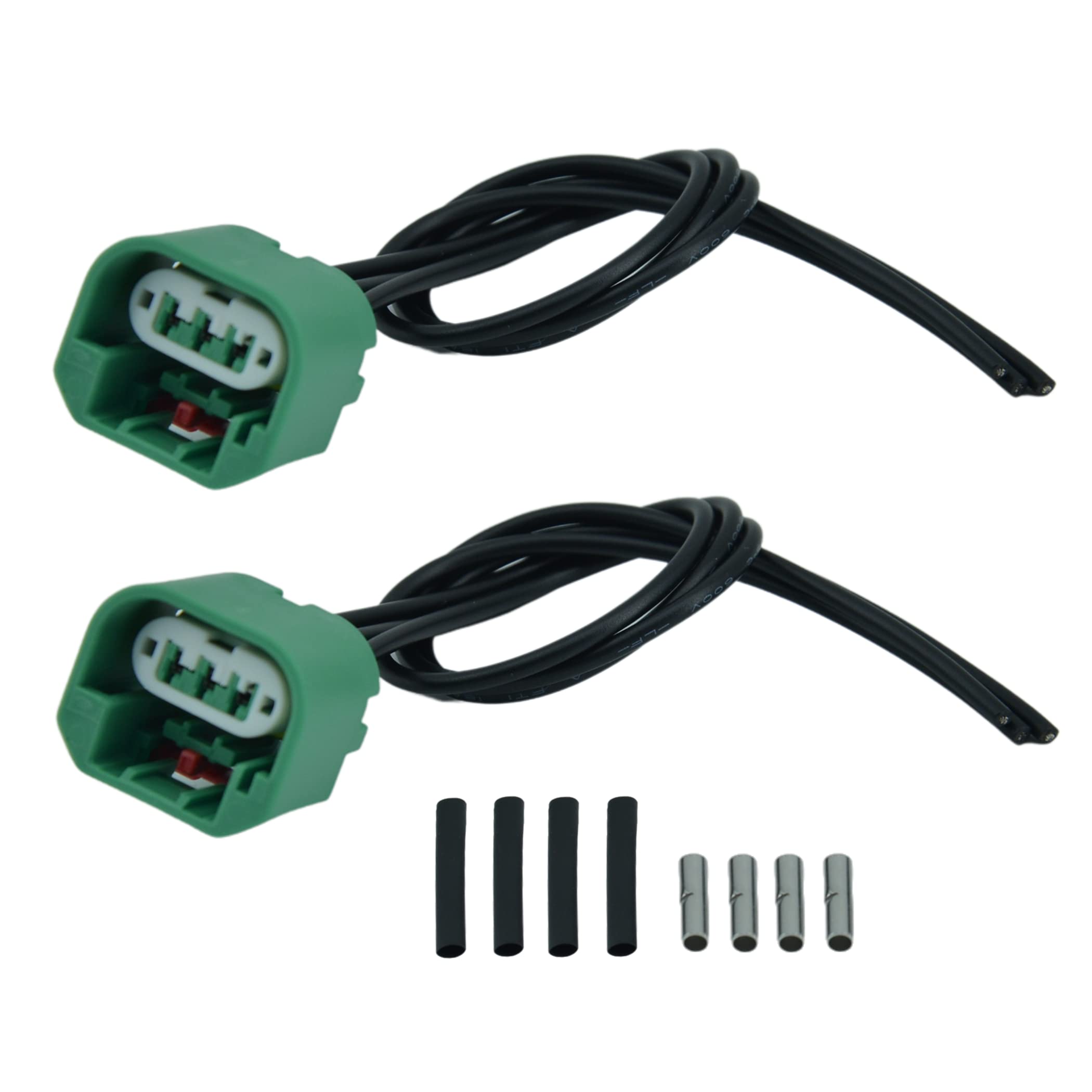 ヘッドライトコネクター架線馬具 2個 取り替えっこ用 68064997AA ダッジクライスラー ジープ 前照燈 DRL 駐車スペースともし火 H13 9008に相応う 日用品雑貨・文房具・手芸-その他