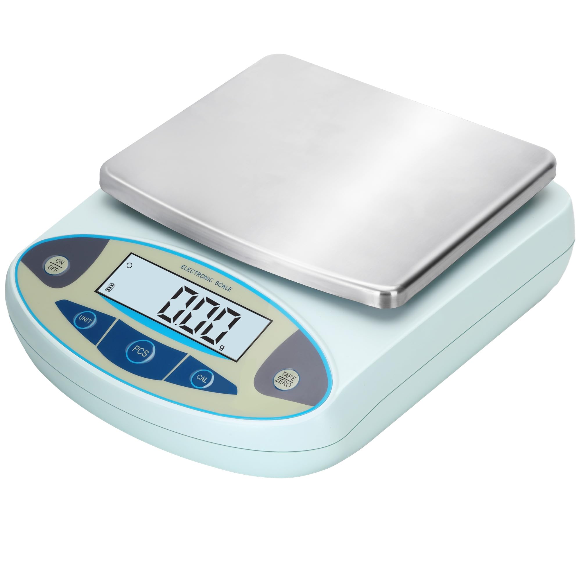 実験室用デジタルスケール 5000g x 0.01g、精度 高精度電子分析天秤 実験室用精密グラムスケール デジタルキッチンバランススケール ジュエリースケール 科学スケール - 校正用重量なし｜明金万代
