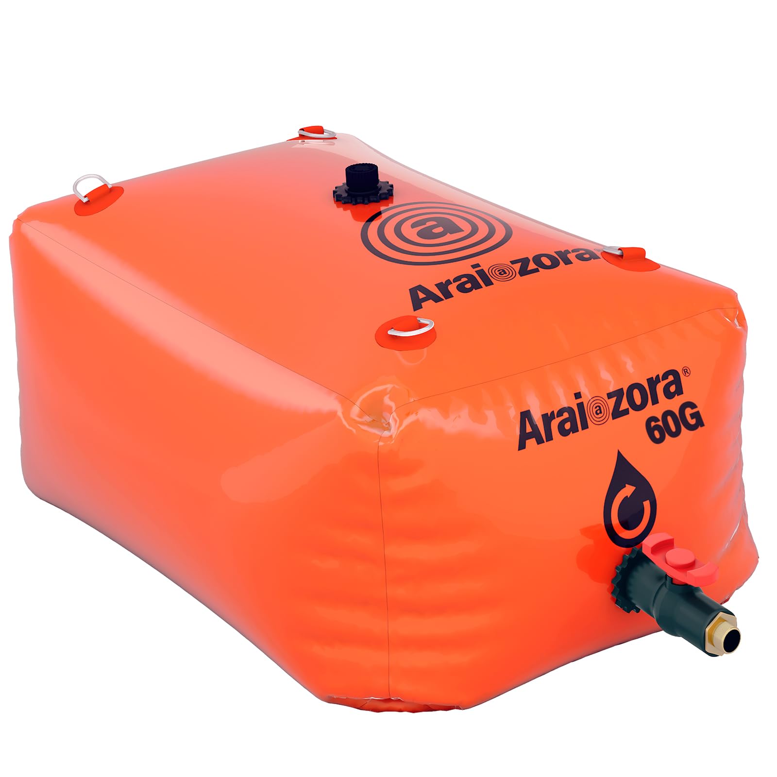 折りたたみ式水袋貯蔵タンク、60gal/240L ウォーターブラダーストレージコンテナ