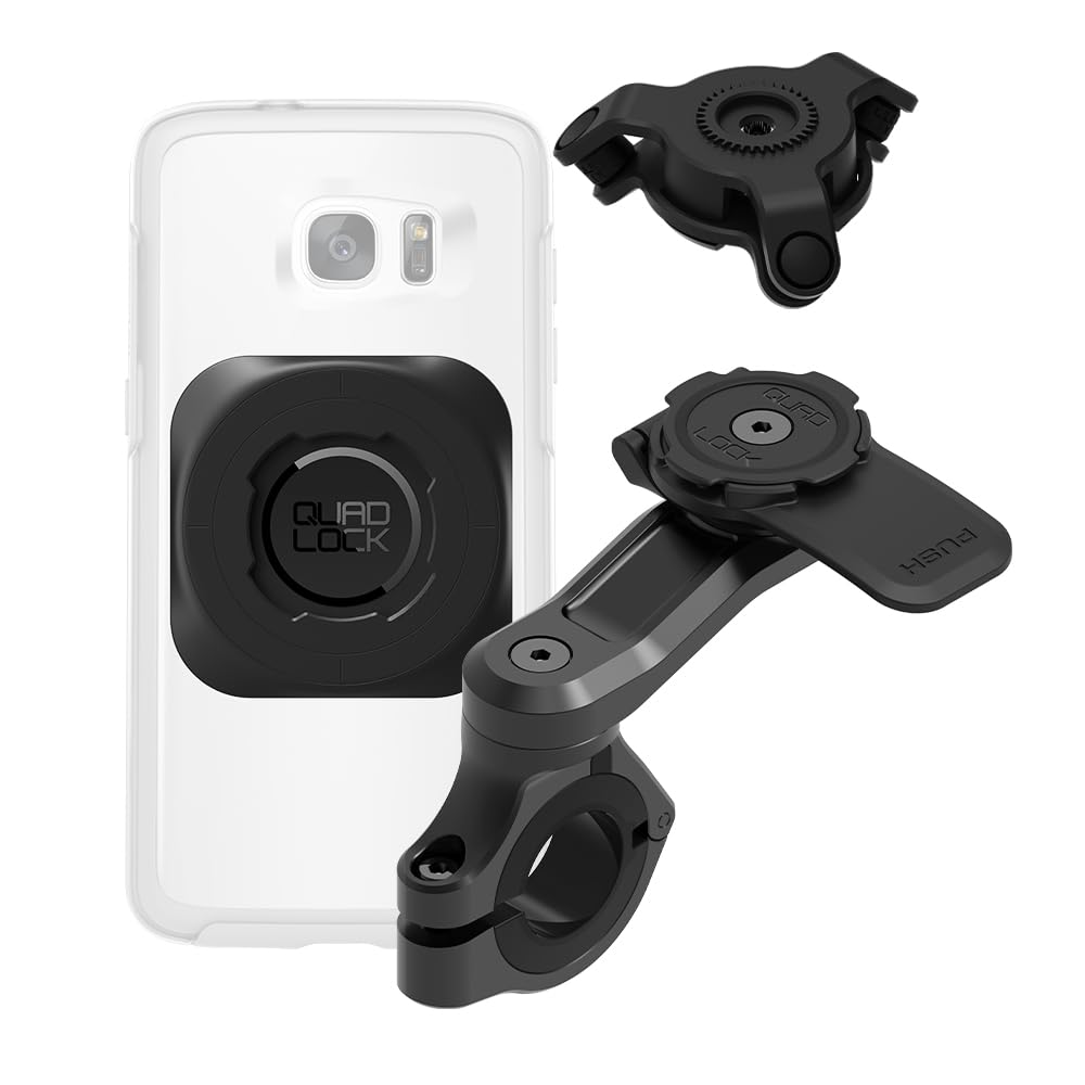 オートバイハンドルバー電話マウントPRO - 振動ダンパーとMAGユニバーサルアダプター付き大型キット。｜明金万代