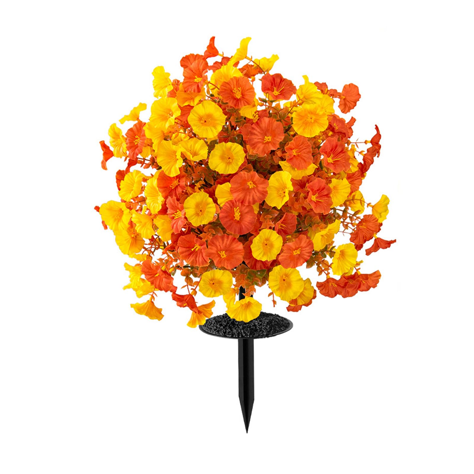 庭の中庭庭の権謀術策の花の利得の地べた杭日本ばれ実のところ的な槿花の造花