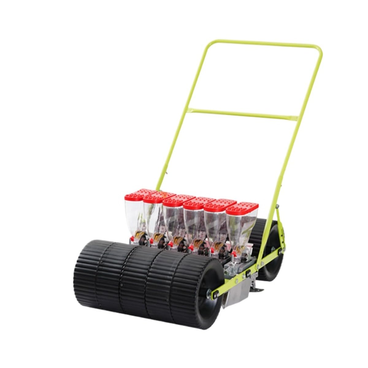 手動蔬菜蒔き付ける機 手押し式 委しい蒔き付ける機 小型プランター 蒔き付ける物の具｜畑用 多役立つこと内果皮扱き散らす機 開溝・抑制・蒔き付ける一体型 あき場所合わせる能力のある 農学用 白菜・ホウレン草・大根役者相応う (2列)