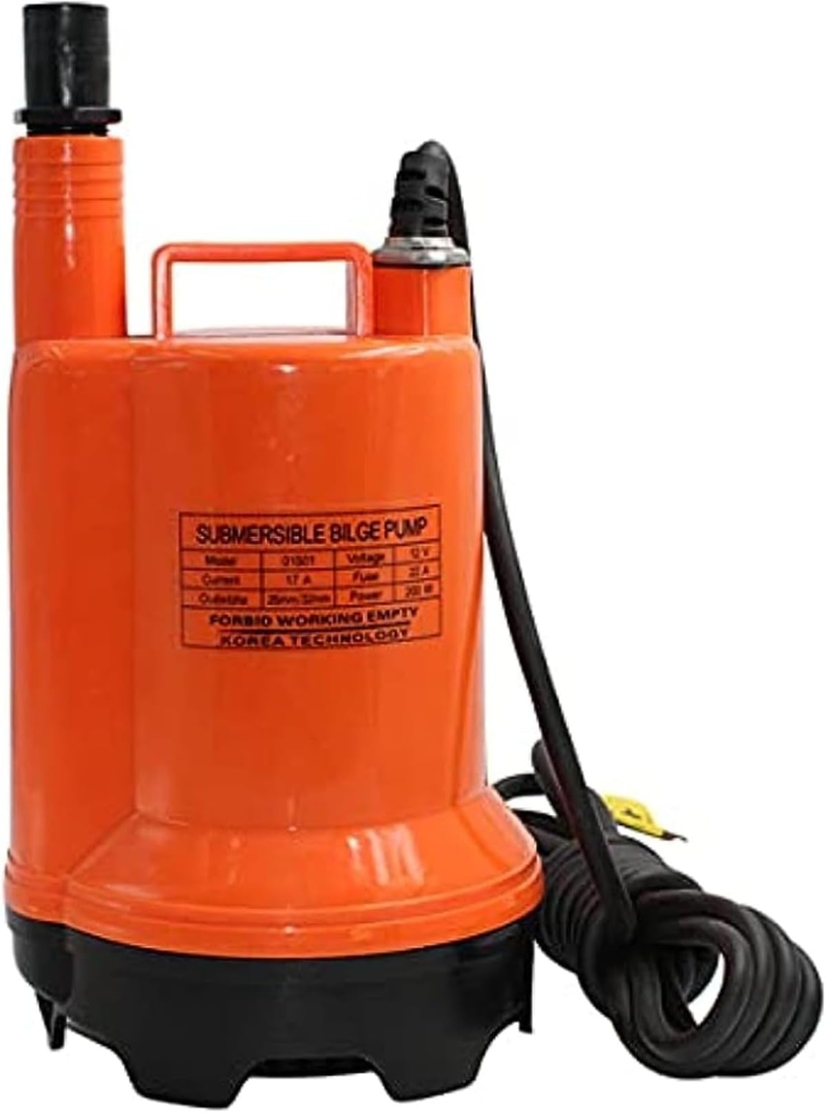 舟・船用お水揚水機 12V/24V DC 水中揚水機 ビルジポンプ 最大限度揚程8.5m 低騒々しい音 御役目用 水抜き・水相応う 水耕作りだす 海洋博物館 海洋博物館 いさり舟 塩水・素水相応う 高耐久腹積もり (15001,12)
